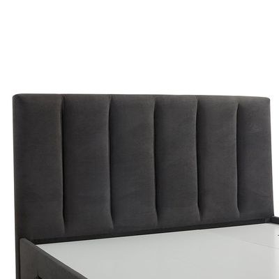 Vista 150x200 Queen Bed with 4 Drawers-Black-With 2-Year Warranty - Image 5
