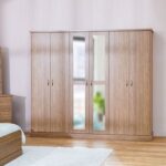 Zirco King Bedroom Set-Brown Oak-With 2-Year Warranty