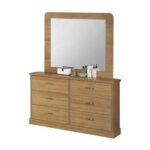 Zirco Single Bedroom Set-Brown Oak-With 2-Year Warranty