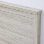 Zirco 180x200 King Bed with Storage-White Oak-With 2-Year Warranty