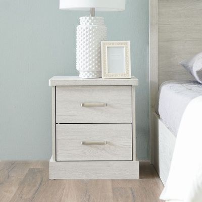 Zirco King Bedroom Set-White Oak-With 2-Year Warranty - Image 4