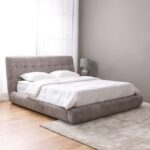 Aragon 150x200 Platform Queen Bed-Dark Grey-With 2-Year Warranty
