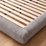 Aragon 150x200 Platform Queen Bed-Dark Grey-With 2-Year Warranty