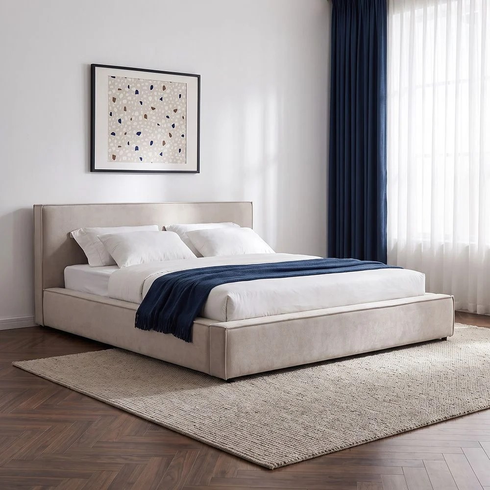 Delano 180x200 King Bed-Grey-With 2-Year Warranty