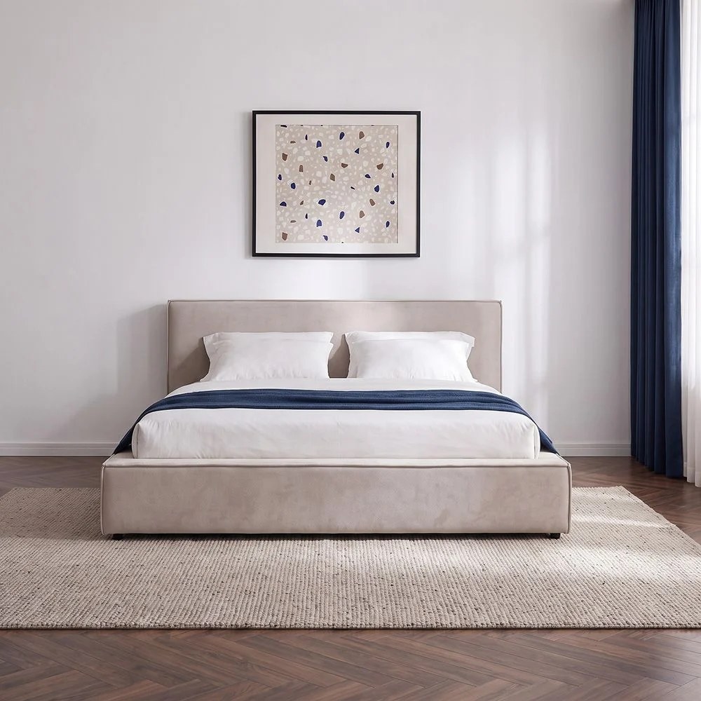 Delano 180x200 King Bed-Grey-With 2-Year Warranty - Image 2