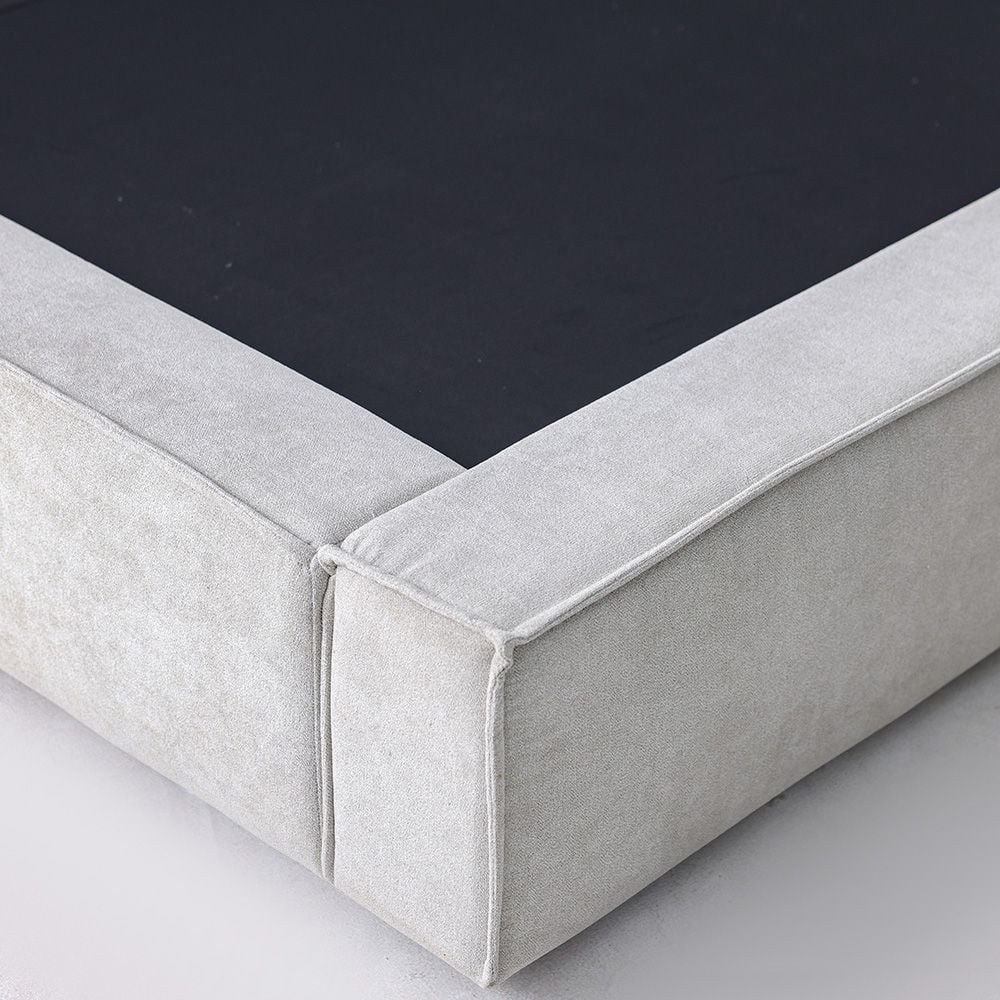 Delano 180x200 King Bed-Grey-With 2-Year Warranty - Image 3