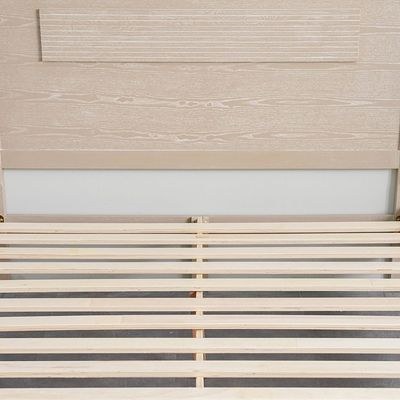 Ryan 150x200 Queen Bed-Antique Grey Ash Veneer-With 2-Year Warranty - Image 3