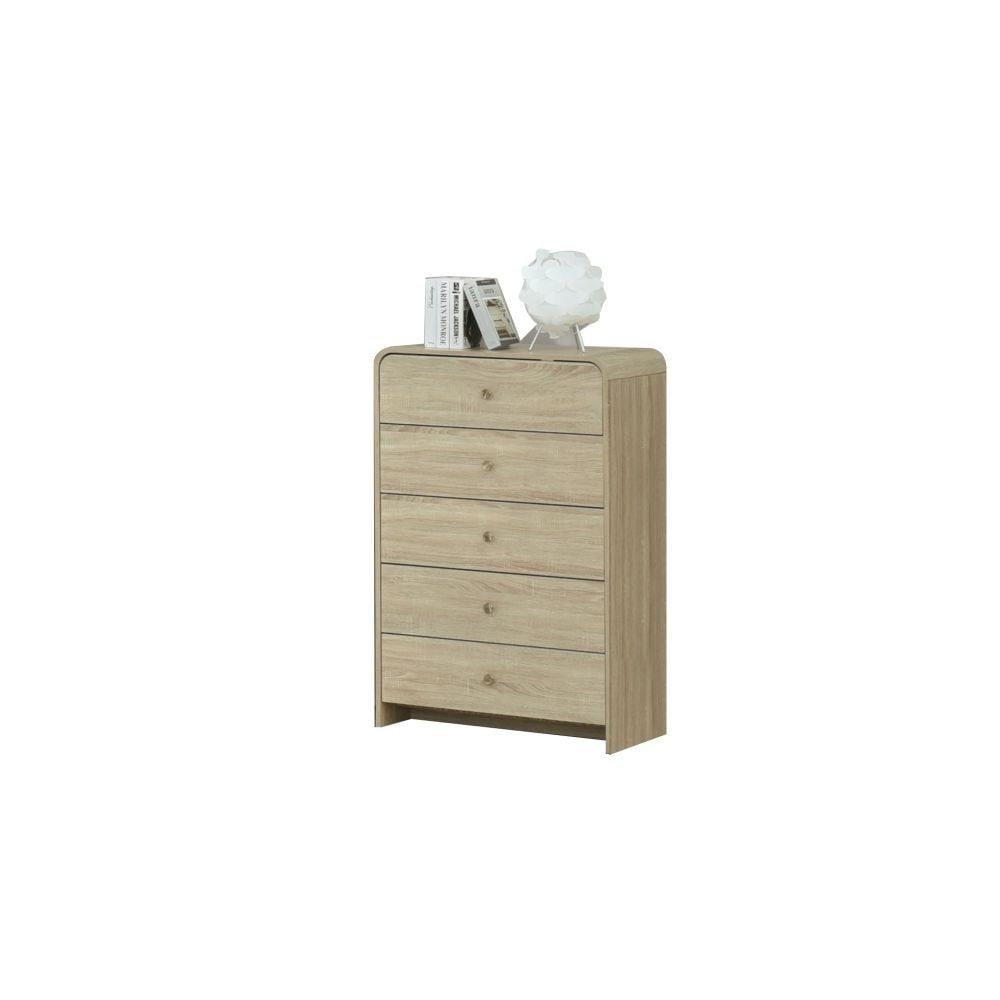 Monro 180X200 King Bedroom Set With Underbed & Headboard Storage - Natural Oak - Image 5