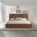 Zenia 180X200 King Bed Solidwood-Dark Brown