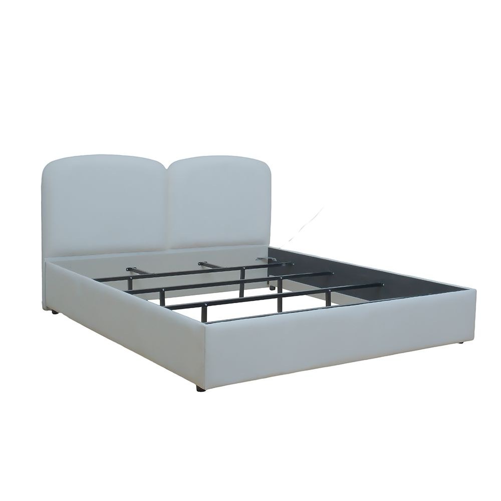 Reena 180 X 200 Upholesterd King Bed-Beige - Image 3