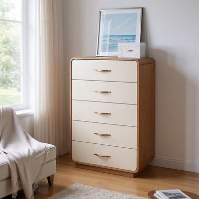 Nordomi 200X200 Upholstered Super King Bedroom Set-Beige/Natural - Image 3