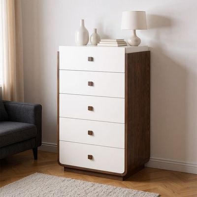 Oboro 200X200 Upholstered Super King Bedroom Set-Beige/Walnut - Image 4