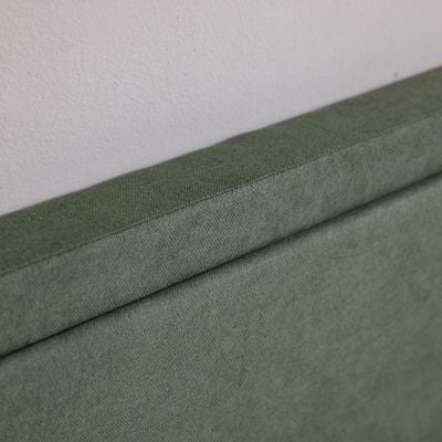 Olive 180x200 Upholstered King Bed-Olive Green - Image 5