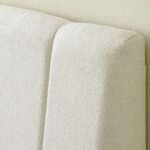 Amara 150X200 Upholstered Queen Bed - Oak/Beige