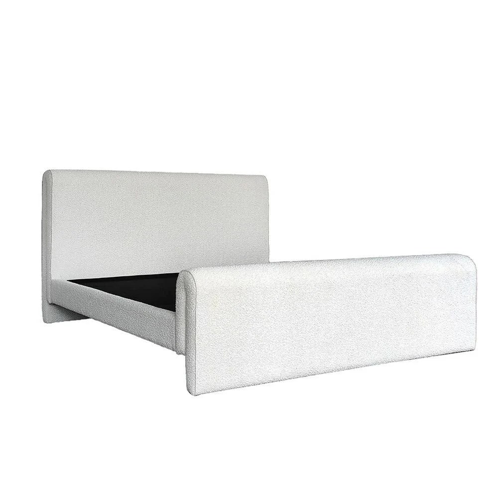 V2 Naples 150X200 Upholstered Queen Bed-Beige