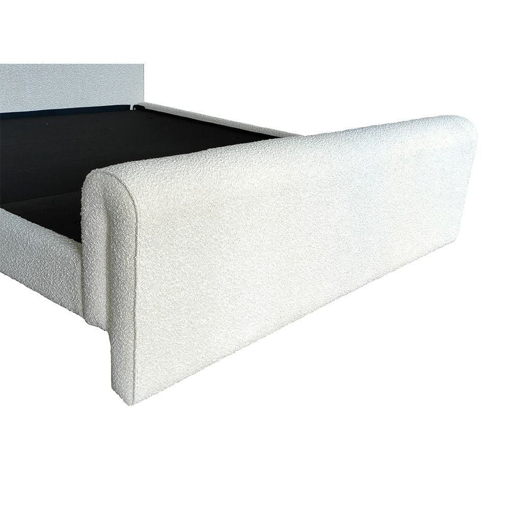V2 Naples 150X200 Upholstered Queen Bed-Beige - Image 3
