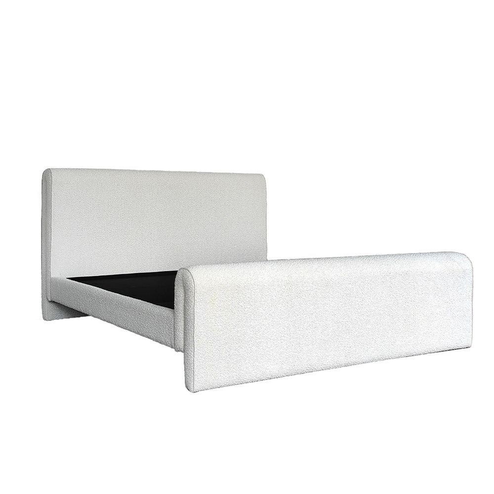 V2 Naples 180X200 Upholstered Queen Bed-Beige