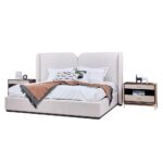 Atlanta 200X200 Upholsterd Super King Bed - Beige