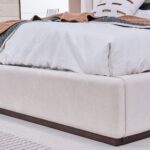 Atlanta 200X200 Upholsterd Super King Bed - Beige