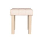 Colleen 4 Drawer Dresser with Mirror and Stool - Beige/White
