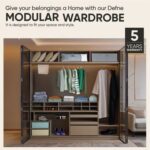 Defne 35Cm Storage Cabinet With Shelves-Cream/Black-With 5-Year Warranty
