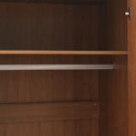 Zirco 6-Door Wardrobe-Brown Oak-With 2-Year Warranty