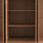 Zirco 6-Door Wardrobe-Brown Oak-With 2-Year Warranty