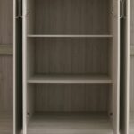Zirco 6-Door Wardrobe-White Oak-With 2-Year Warranty