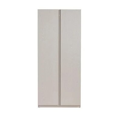 Infinity 2-Door Wardrobe with Shelves - Light Taupe - With 2-Year Warranty