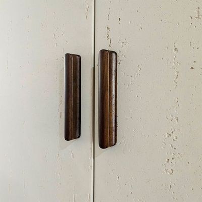 Oboro 6 Door Wardrobe With 2 Mirrors - Walnut/Beige - Image 5