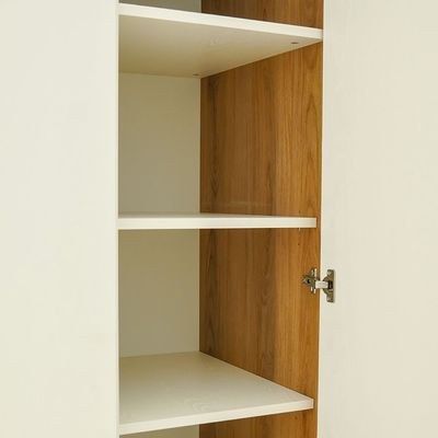 Amara 3 Door Wardrobe With 1 Mirror -Oak/White - Image 5