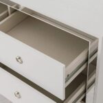 Ezekiel Dresser with Mirror-White/Silver