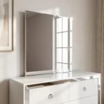 Ezekiel Dresser with Mirror-White/Silver