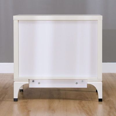 New Aloha Nightstand-White/Golden-With 2-Year Warranty - Image 5