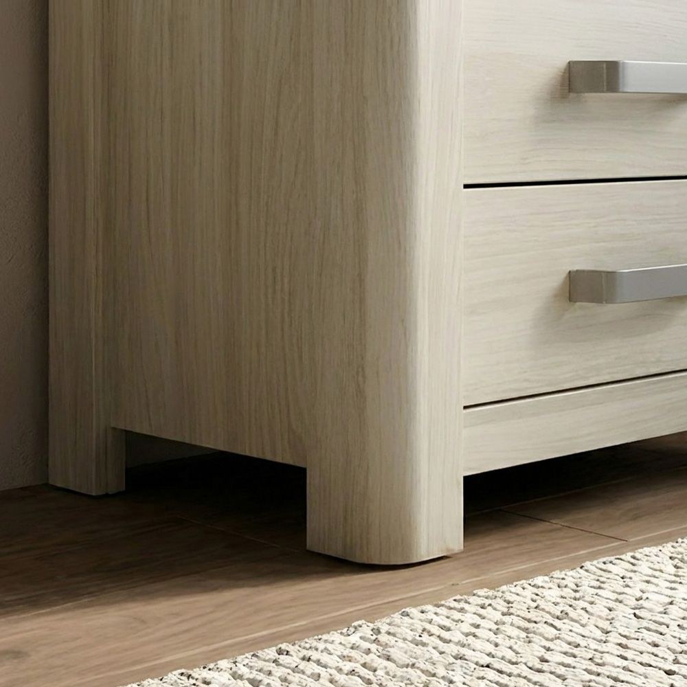 Olivos Nightstand-Ash Grey/Oak-With 2-Year Warranty - Image 4