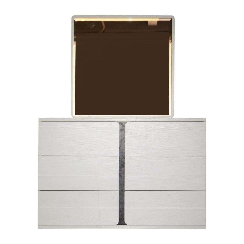 Palomeze 180 X 200 Queen Bedroom Set With With Hydraulic And Headboard Storage-White/Black - Image 4