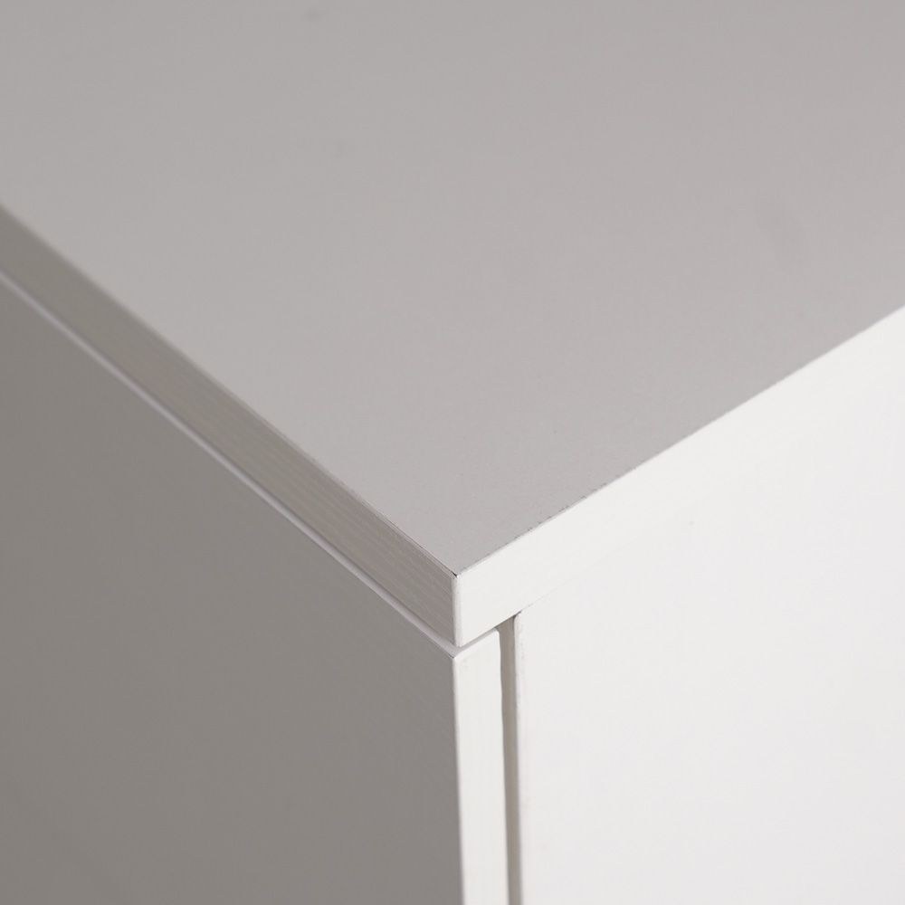 Palomeze Dresser with Mirror-White/Black-With 2-Year Warranty - Image 4