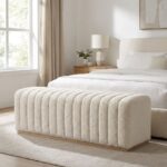Brita Bed Bench - Off White/Beige - With 2-Year Warranty