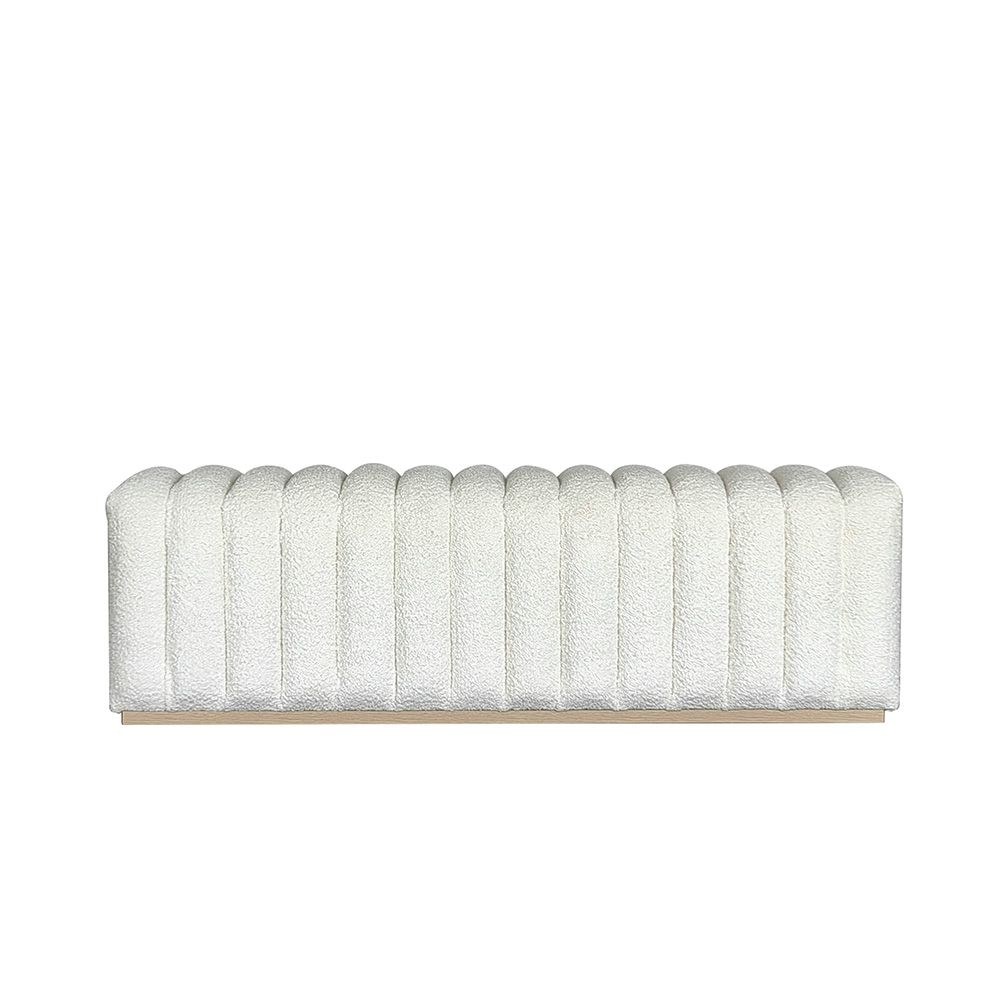 Brita Bed Bench - Off White/Beige - With 2-Year Warranty - Image 3