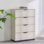 Pletora Chest Of 4 Drawers-Grey Oak