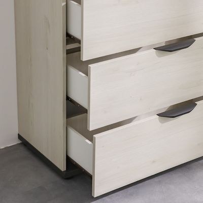 Pletora Chest Of 4 Drawers-Grey Oak - Image 3