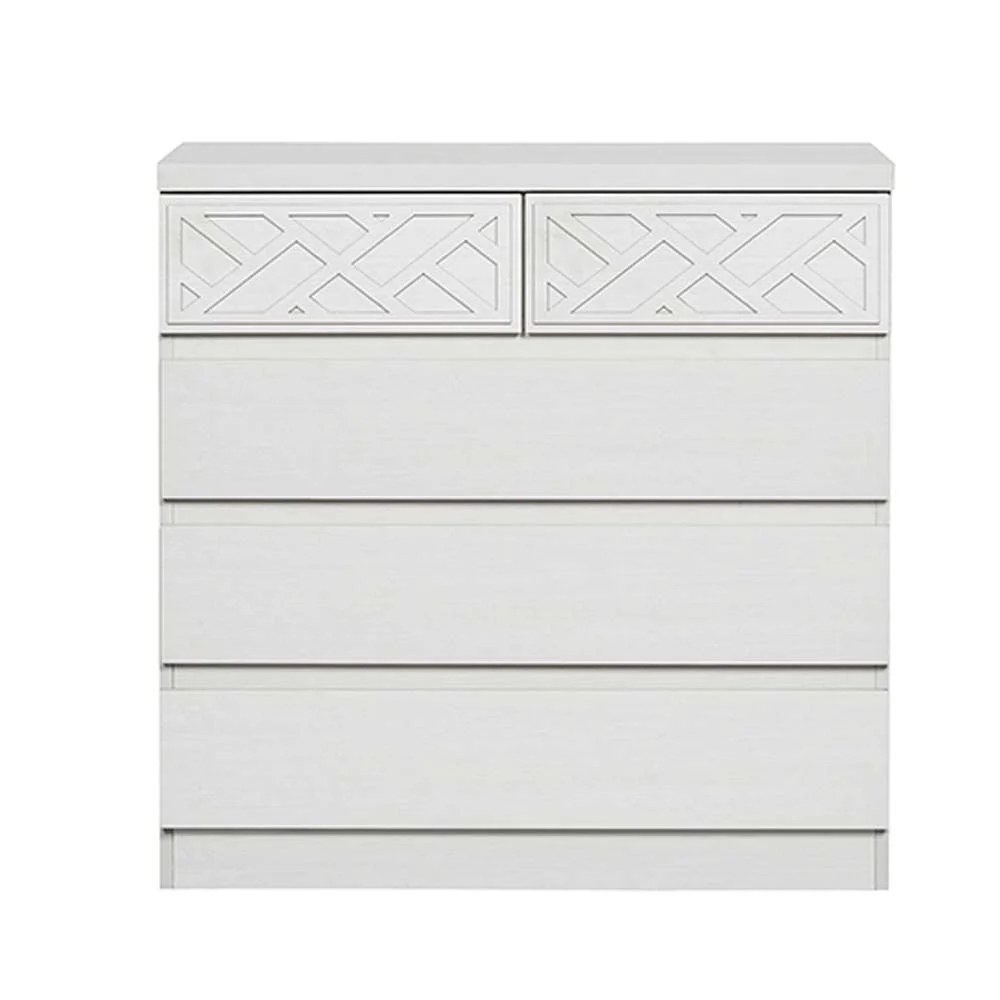 Casablanca Chest Of 5 Drawers-White Oak - Image 2