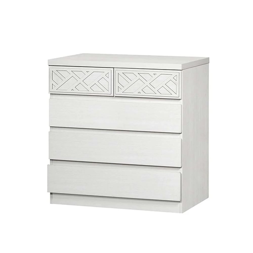 Casablanca Chest Of 5 Drawers-White Oak - Image 4