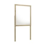 Kelly Mirror for Dressers-White Ash+Sonoma Oak