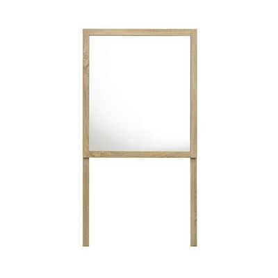 Kelly Mirror for Dressers-White Ash+Sonoma Oak - Image 2