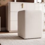 Lintell Dresser With Mirror And Stool - Cream