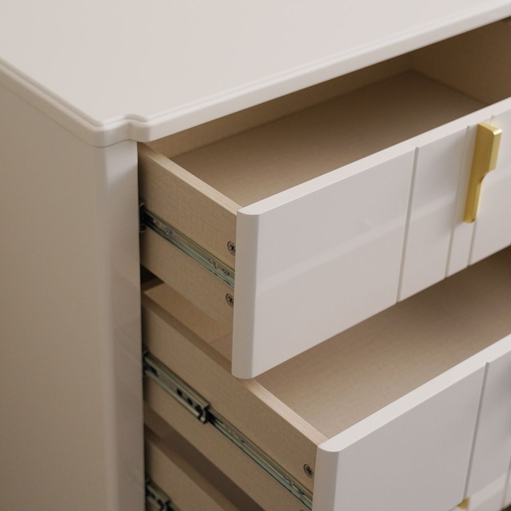 Lintell Chest Of 5 Drawer-Cream - Image 3