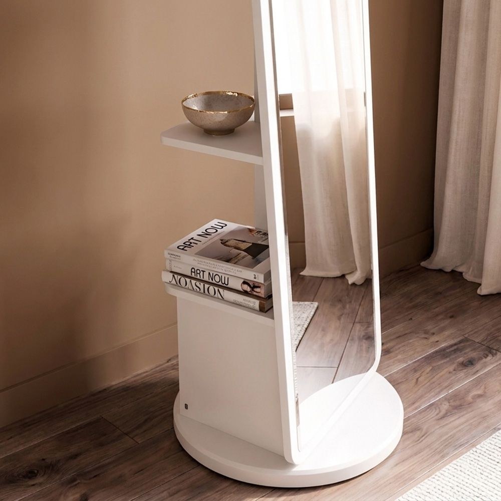 Lintell Long Standing Mirror-Cream - Image 3