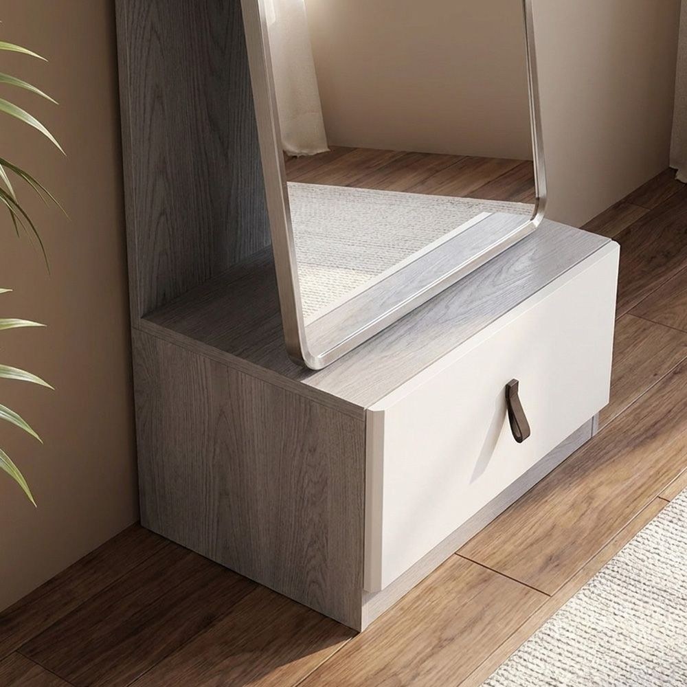 Trevor Long Standing Mirror - Beige/L. Grey - Image 3