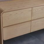 Cassie 6-Drawer Wide Dressing Cabinet - Natural/Ashwood - With 2-Year Warranty